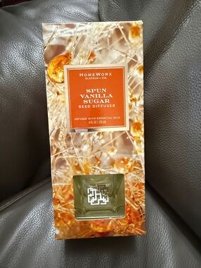Spun Vanilla Sugar Reed Diffuser - Orange